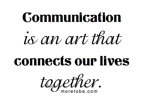 Communication is Art