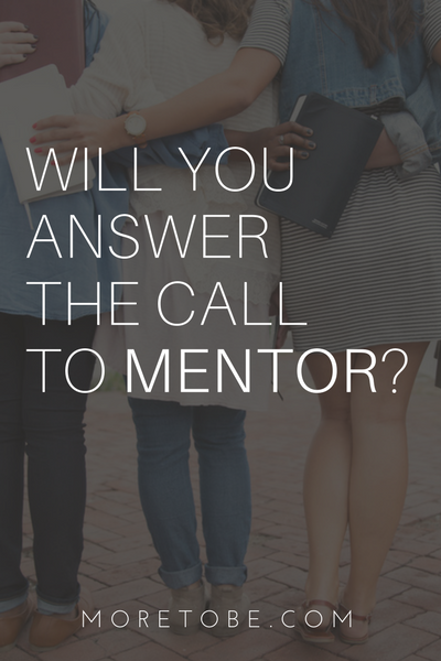 Will you answer the call to mentor?