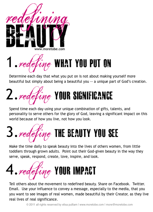 Redefining Beauty Movement - More to Be