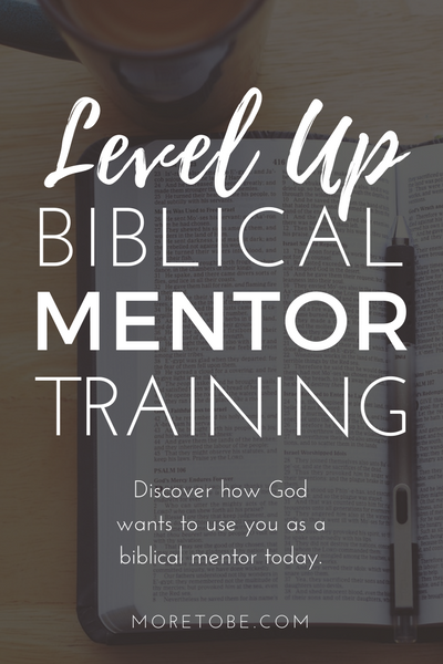 Are you ready to grow as a biblical mentor? Take part in this special training!