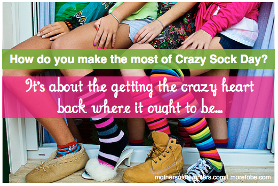 How can you make the most of Crazy Sock Day?