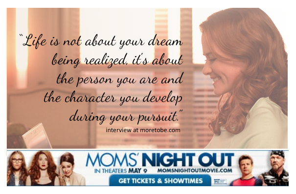 Part 2 Exclusive Interview with Sarah Drew from Moms Night Out - More