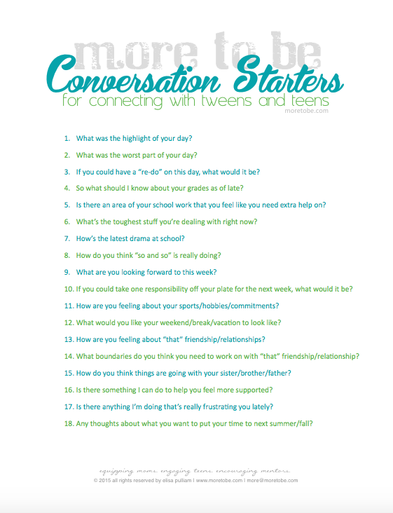 Conversation Starters