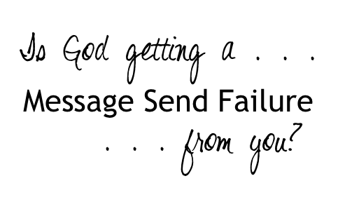 Message Send Failure