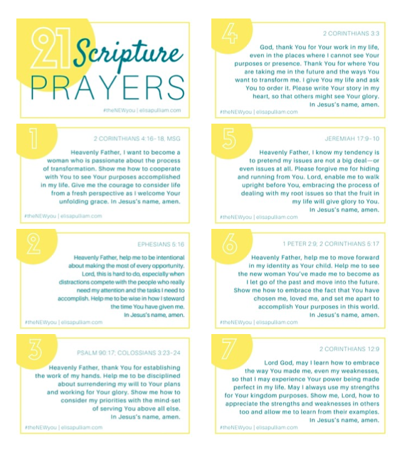 21 Scripture Prayers