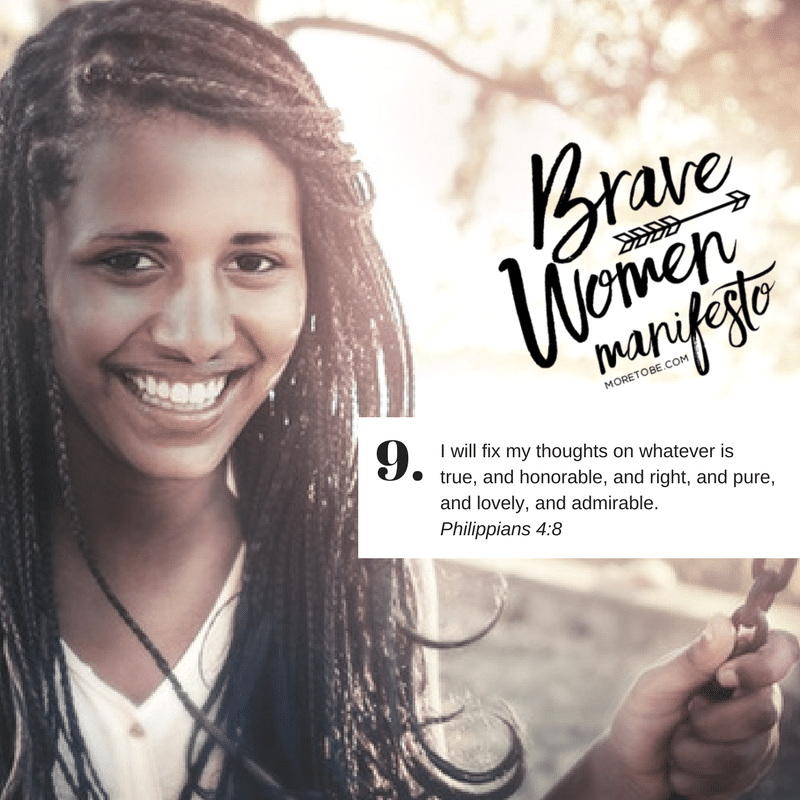 Brave Women #9 - I will think on these things.