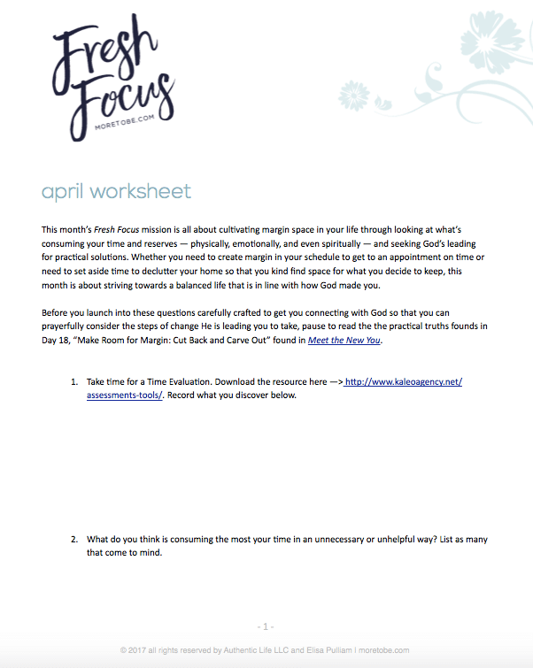 Fresh Focus - April 2017