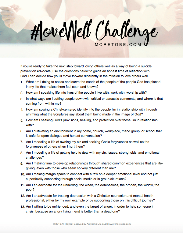 Download the #LoveWell Challenge