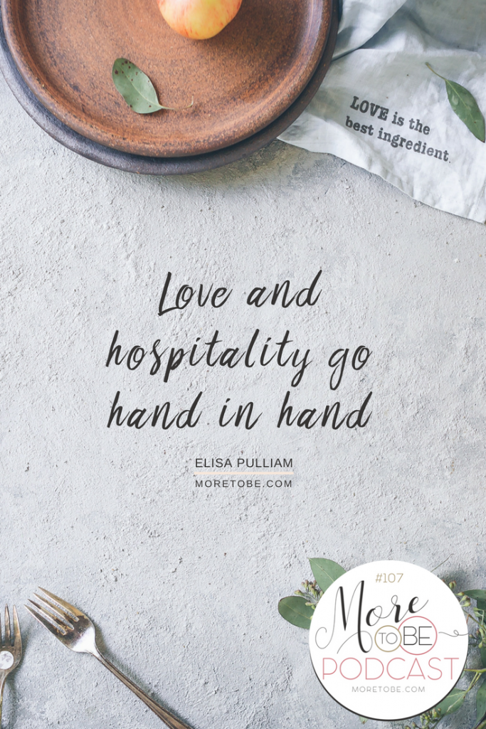 Love and hospitality go hand in hand
