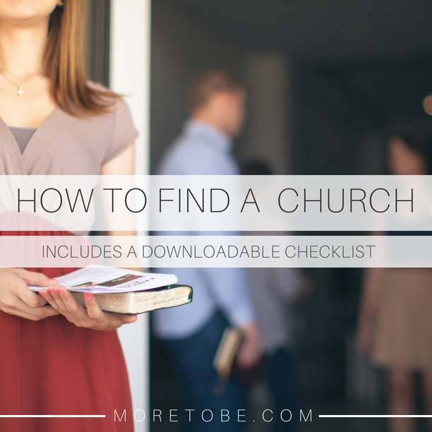 How to Find a Healthy Church Checklist