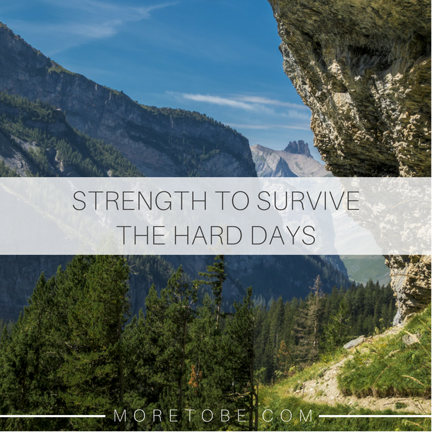 Strength to Survive the Hard Days