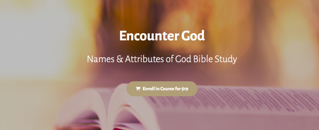 Encounter God Course
