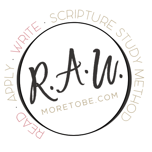 R.A.W. Scripture Method Study